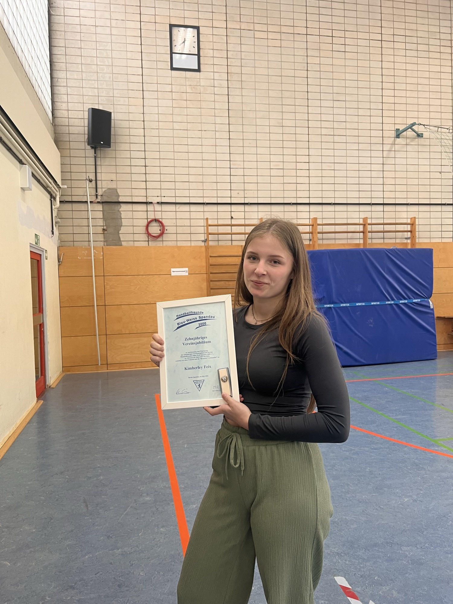 Ehrung Kimberley Feix